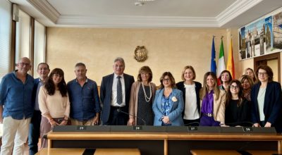 La nuova Provveditrice agli Studi in viale del Fante