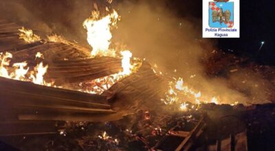 Intervento della Polizia provinciale, identificato e denunciato il responsabile dell’incendio nell’area del mercato ortofrutticolo di Comiso