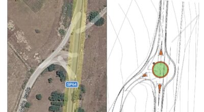 Consegnati i lavori per la realizzazione della rotatoria a Bruca