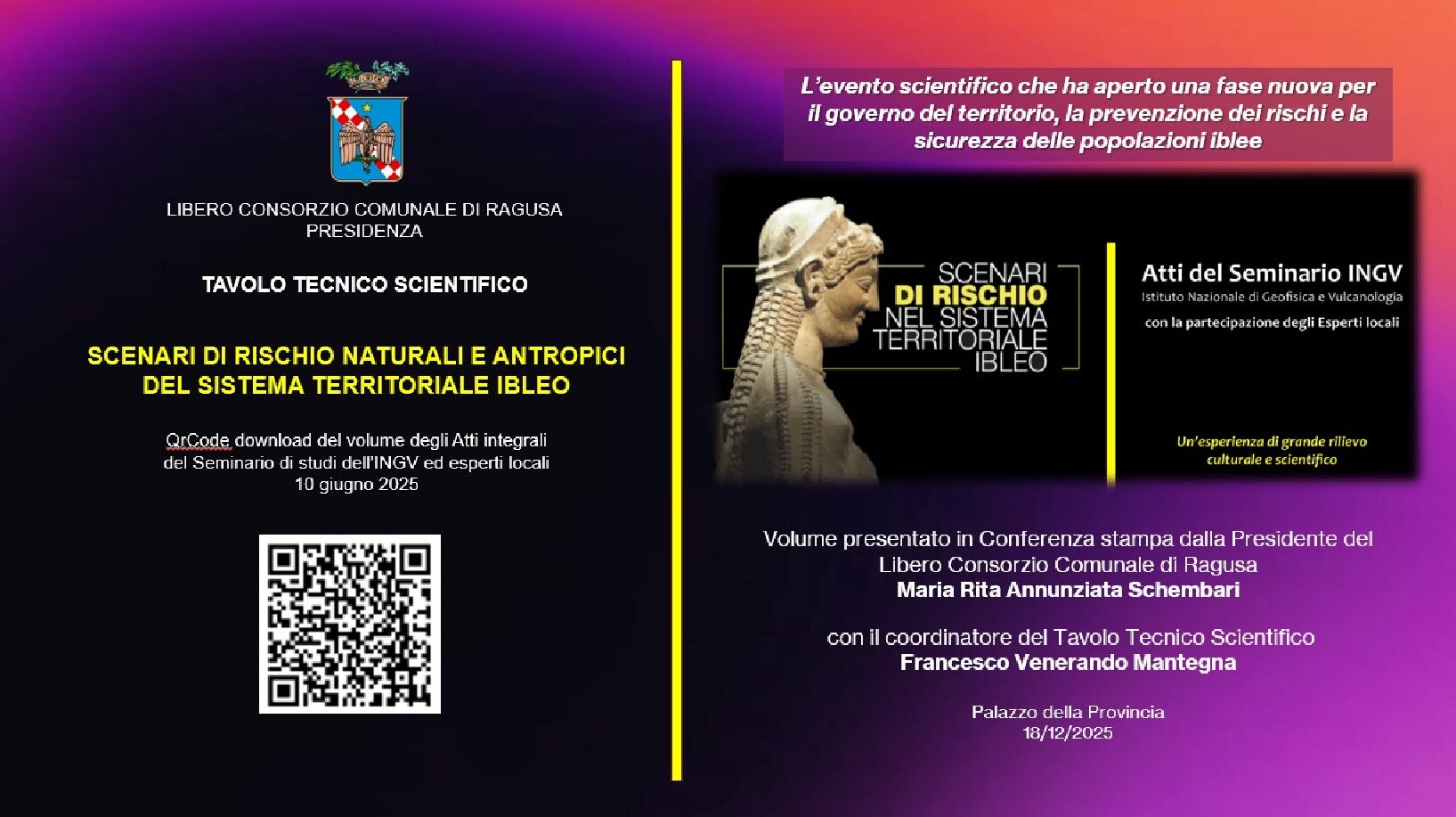 Scenari di rischio nel sistema territoriale Ibleo